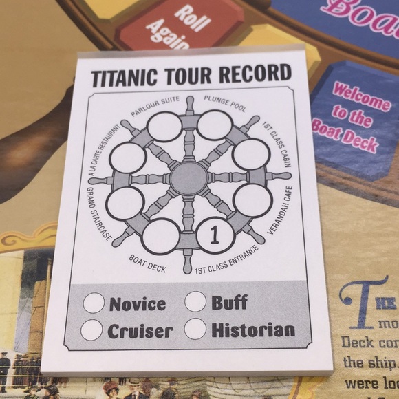 Titanic Historical Society Trivia Board Game Vintage 1998 - Picture 9 of 11